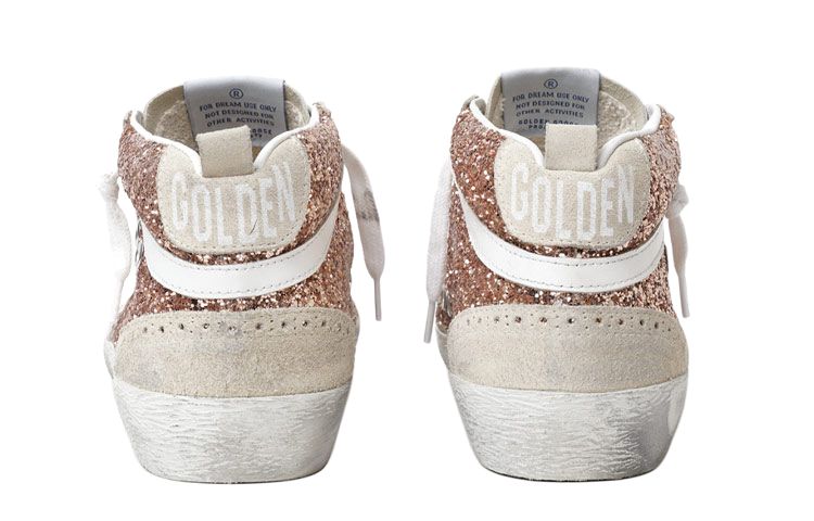 Женские кеды Golden Goose Mid Star (золотые) — фото 4