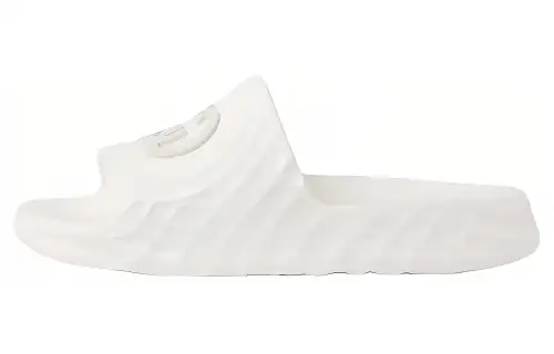 GUCCI Interlocking Slide Slippers Men's White