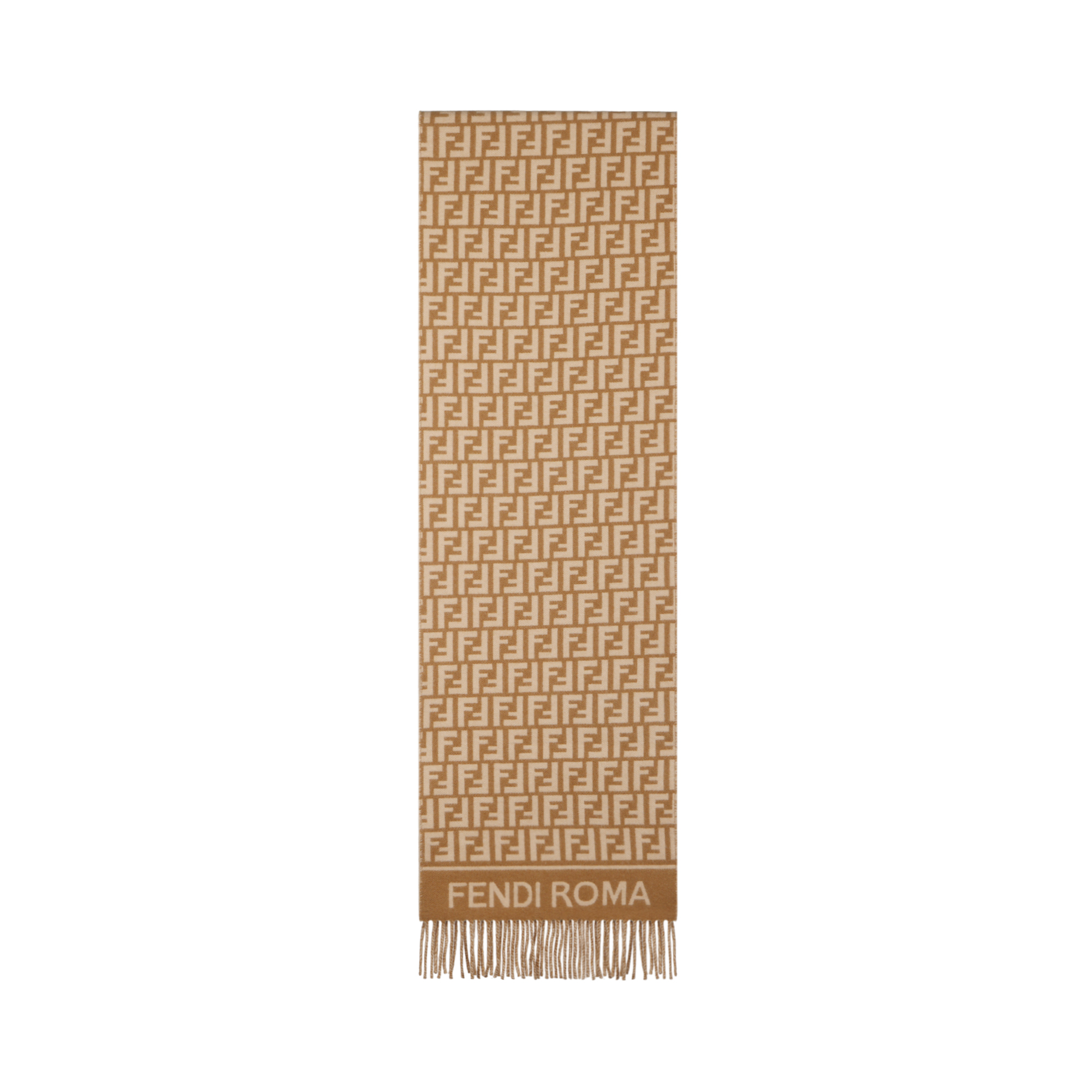 Женский шарф Fendi (коричневый)