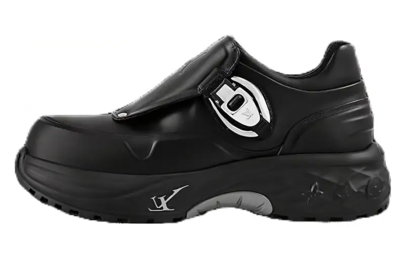 LOUIS VUITTON Lv Discovery Monk Strap Shoes 'Black'