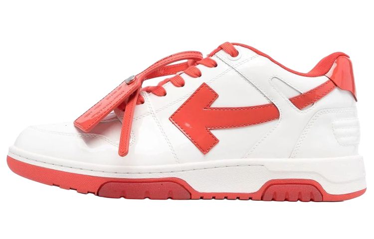 OFF WHITE Out Of Office Low Top Sneakers 'Red White'