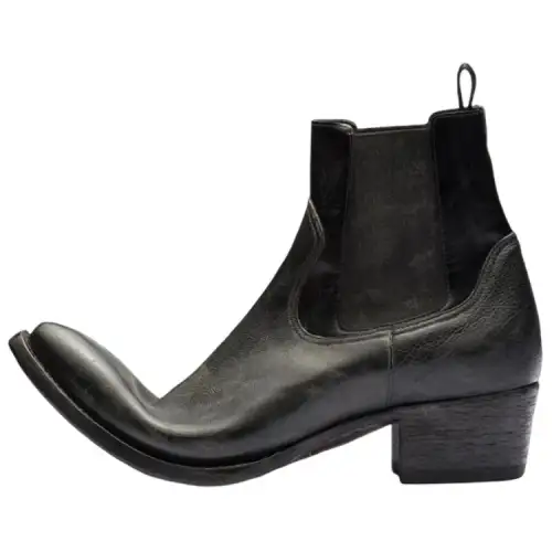 PRADA Wizard Boots Short Chelsea Boots 4cm Men's Black