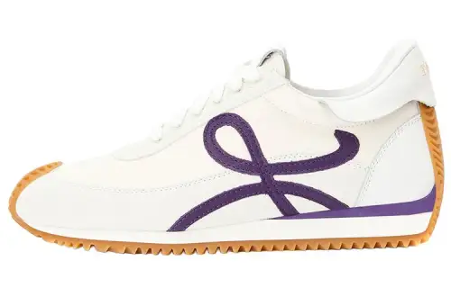 LOEWE Flow Runner Low top Casual Shoes Women's Purple White