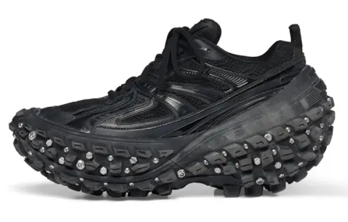 Balenciaga Bouncer Defender Screw Sneakers 'Worn Out Black'