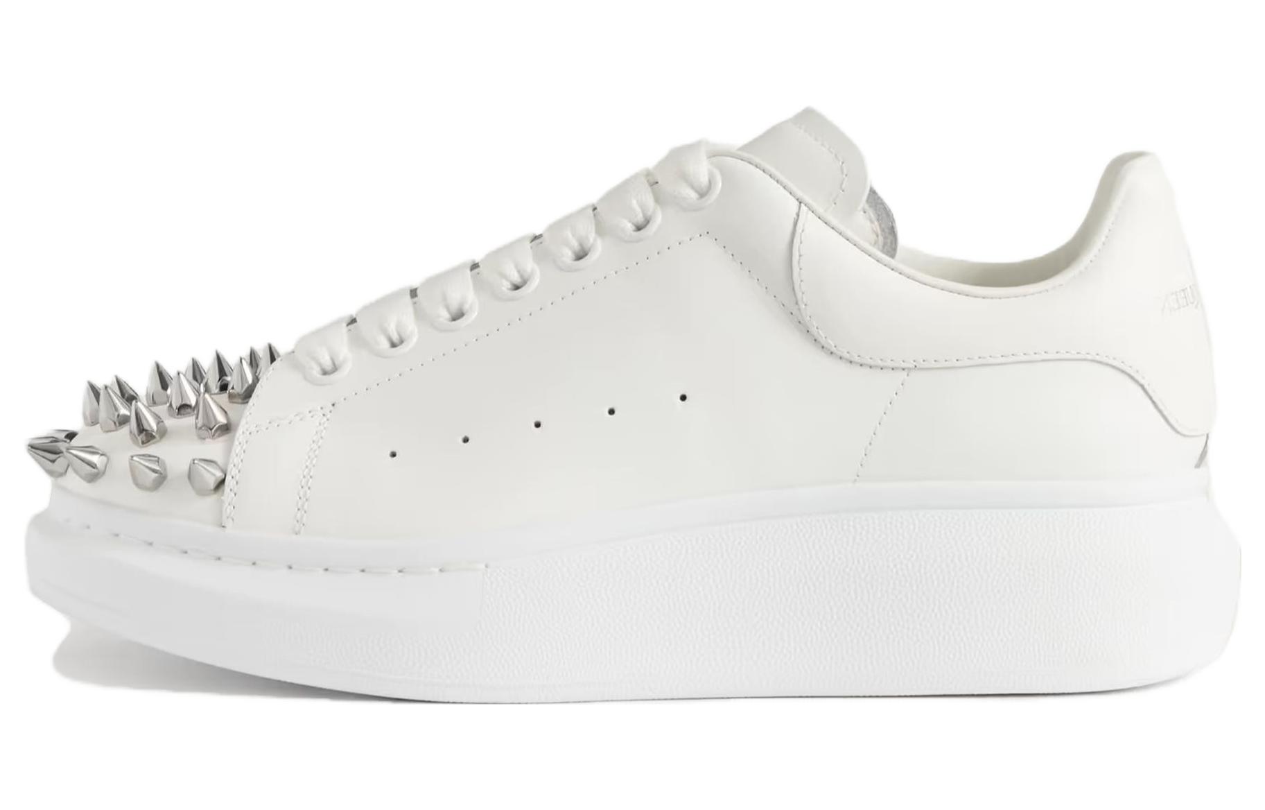 Мужские кеды Alexander McQueen Oversized Sneaker (белые)
