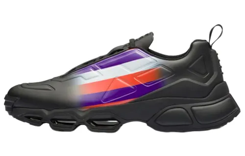 PRADA Collision Cross Sneaker Black Violet