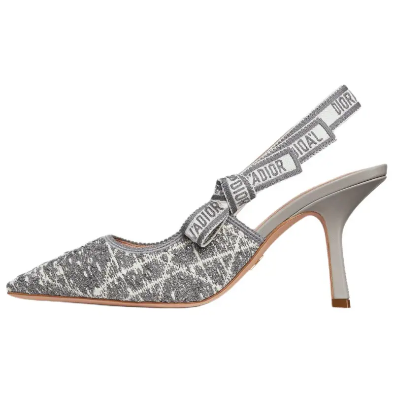 DIOR J'Adior Escarpin Slim Heel High Heels 8.5cm Women's Gray