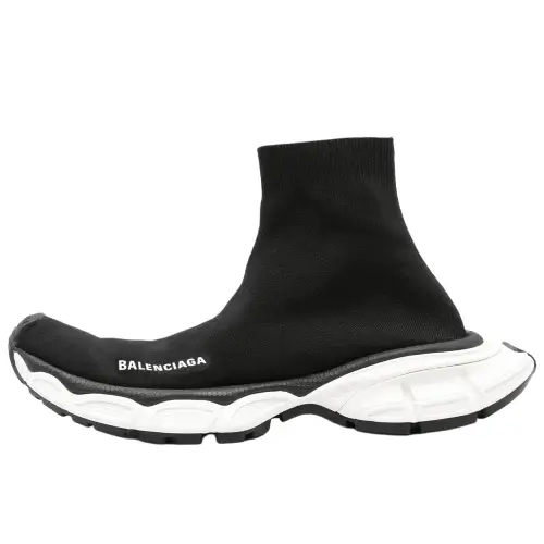 Balenciaga 3XL Speed High top Casual Shoes Men's Black