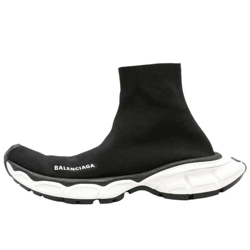 Balenciaga 3XL Speed High top Casual Shoes Men's Black