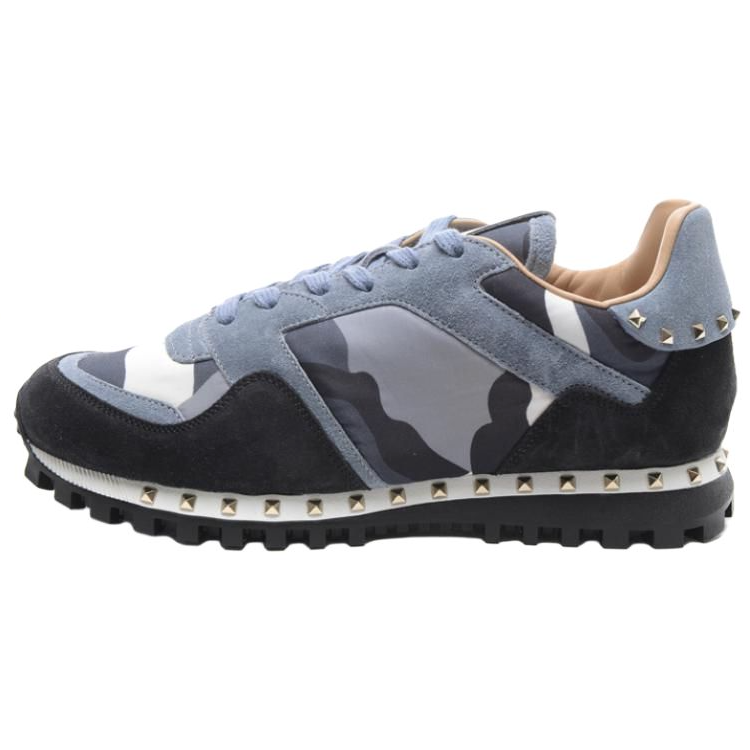 Мужские кроссовки Valentino Rockstud (синие)