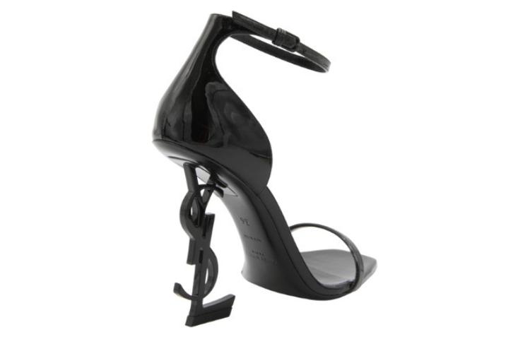SAINT LAURENT Opyum Sandals Black