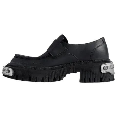 Balenciaga Tractor Suede Casual Shoes Men's Black