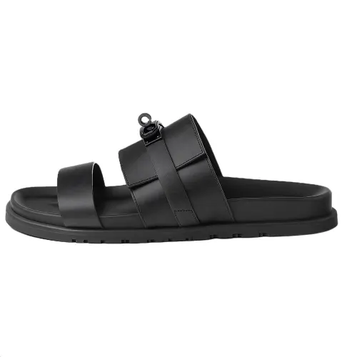 HERMES Jackson Quick Dry Slide Slippers Men's Black