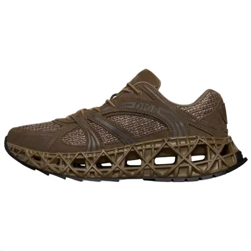 DIOR B35 NXXT Low top Casual Shoes Men's Brown Limited Edition Numbered Edition