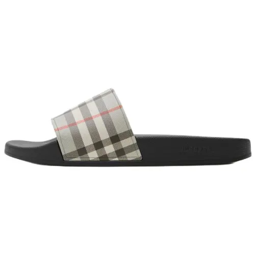 Burberry Slide Slippers Women's White