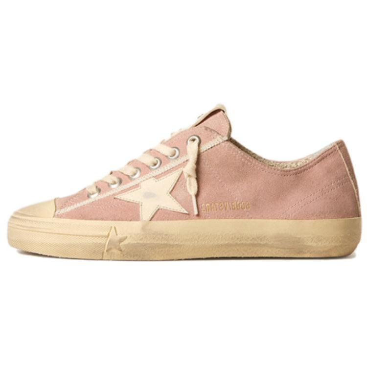 Женские кеды Golden Goose V-Star 2 (розовые)