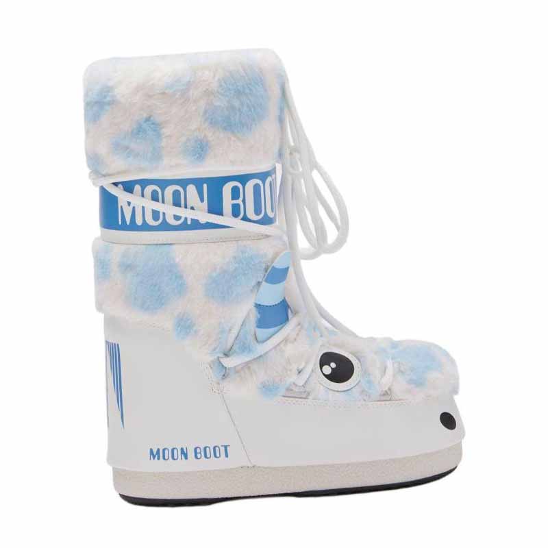 Ботинки Moon Boot Yeti (бело-синие) — фото 2