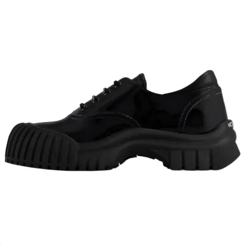 LOUIS VUITTON Ruby Cow Leather Casual Shoes Women's Black