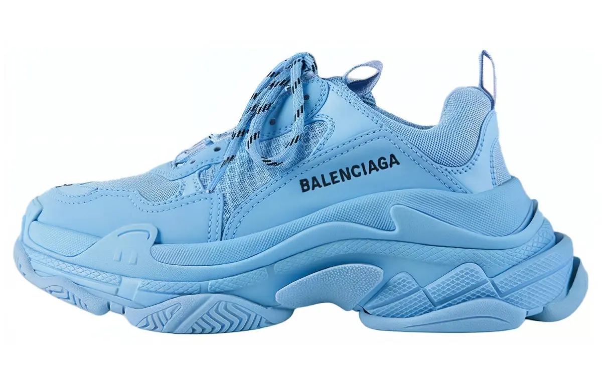 Balenciaga Triple S Light Blue Women's