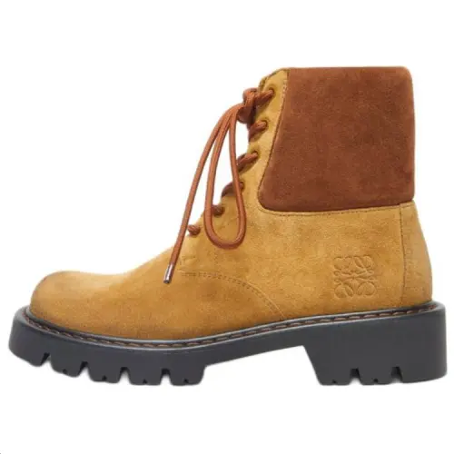 LOEWE Sierra Ankle Boots 3cm Women's Brown