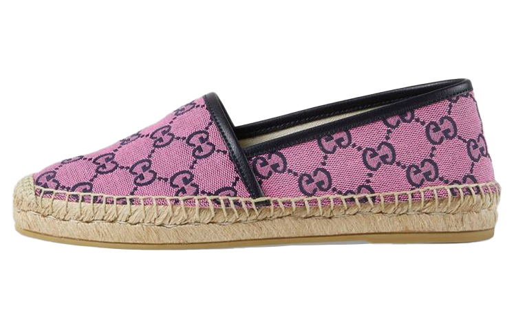 Женские слипоны Gucci GG Multicolor (фиолетовые)
