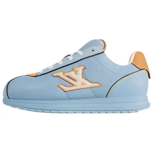 LOUIS VUITTON X Nigo Collaboration FW25 Buttersoft Low top Casual Shoes Men's Blue