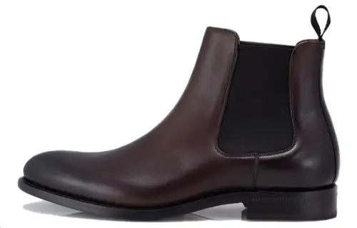 LOEWE Campo Crew Chelsea Boots 1.5cm Women's Dark Brown