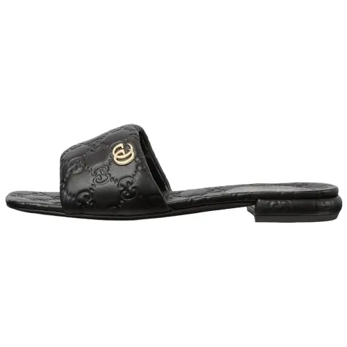 Gucci Wmns Slide 'GG - Black' Women's