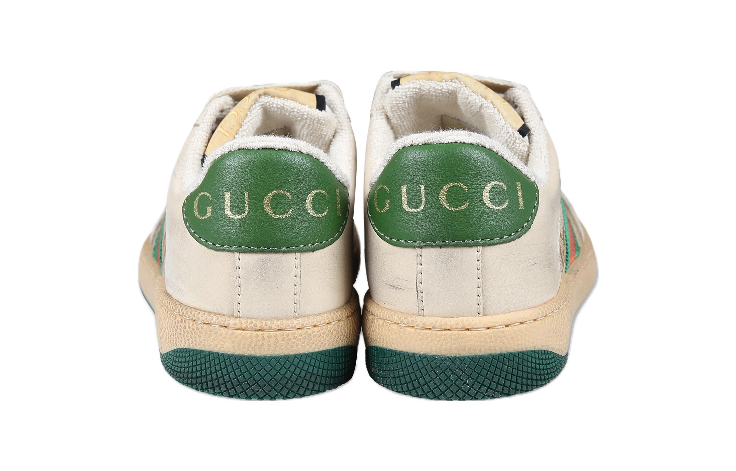 Кеды Gucci Screener GG (желтые) — фото 5