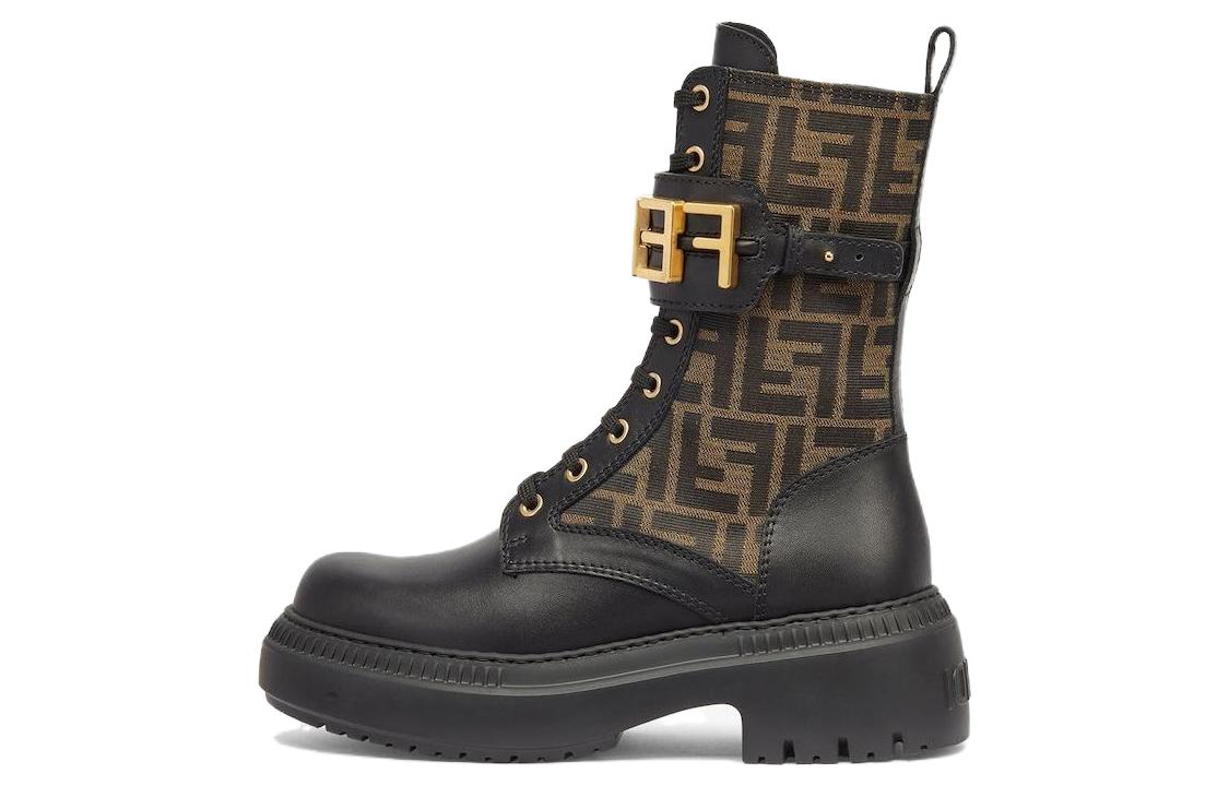 FENDI FENDIgraphy Biker Boots Women's