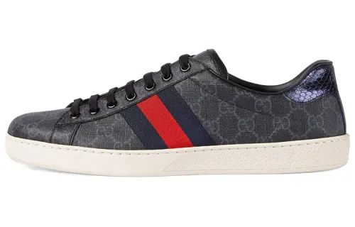 GUCCI Ace Gg Supreme 'Black Grey'
