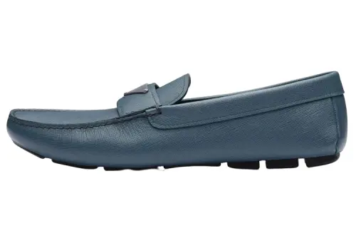 PRADA Men's Casual Shoes Men's Low Top Blue