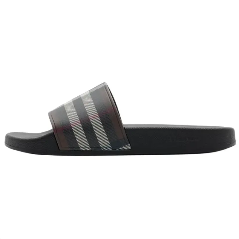 Burberry Slide Slippers Women's Mahogany Brown