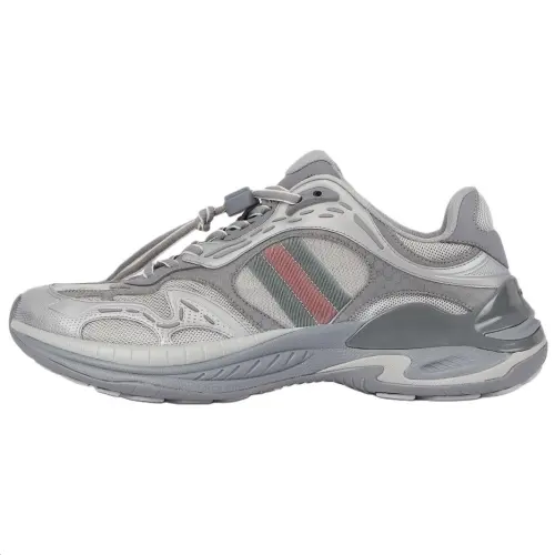 GUCCI 2.0 Low top Casual Shoes Men's Silver