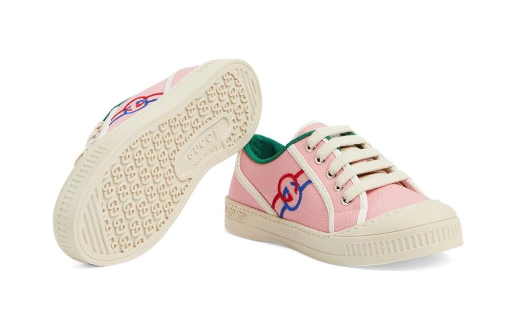 Кеды Gucci Tennis 1977 (розовый) — фото 5