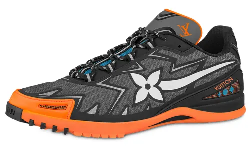 LOUIS VUITTON Lv Sprint Sneakers 'Grey Orange'