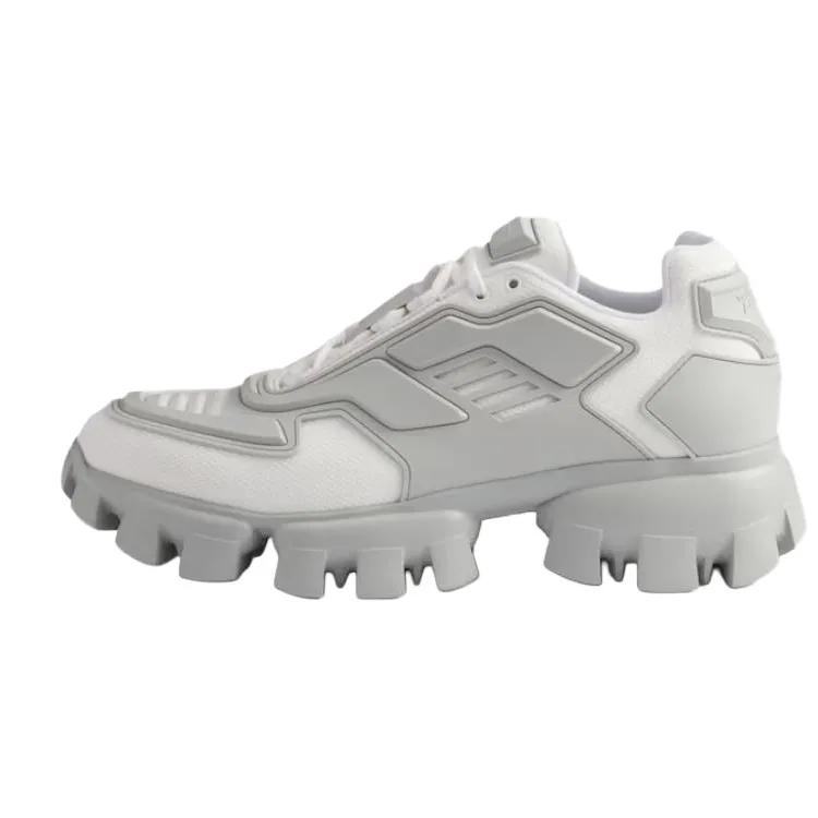 PRADA Cloudbust Thunder Low top Chunky Sneakers Men's White Gray