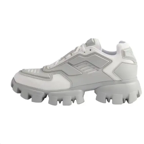 PRADA Cloudbust Thunder Low top Chunky Sneakers Men's White Gray