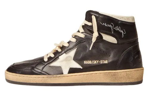 Golden Goose Logo-print High-top Suede Sneakers