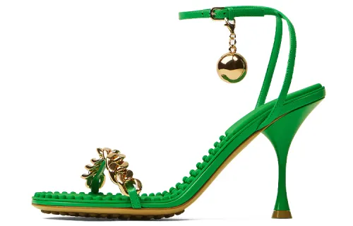 Bottega Veneta Dot Spool Heel High Heels Women's