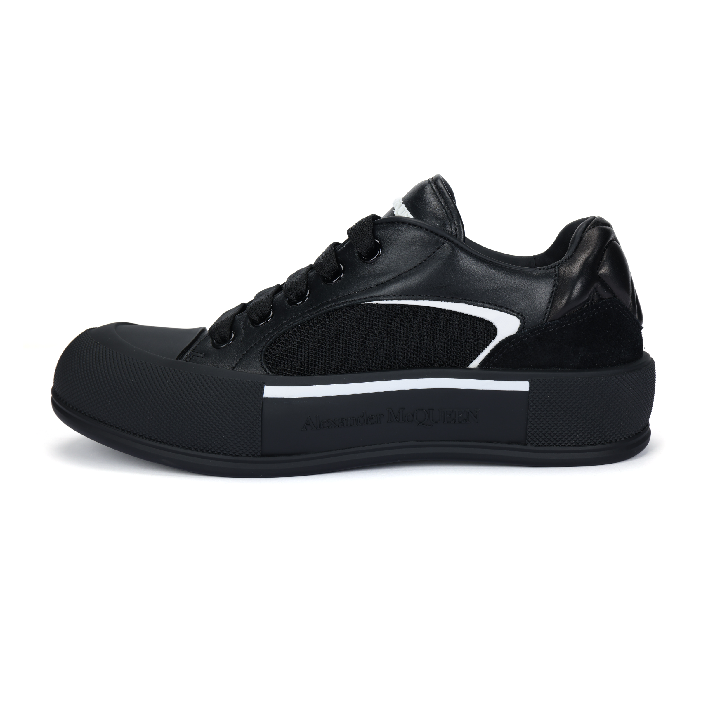 Alexander McQueen Skate Deck Plimsoll Lace Up Sneakers