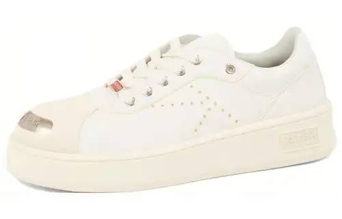 KENZO Hoops Low Top Trainers White
