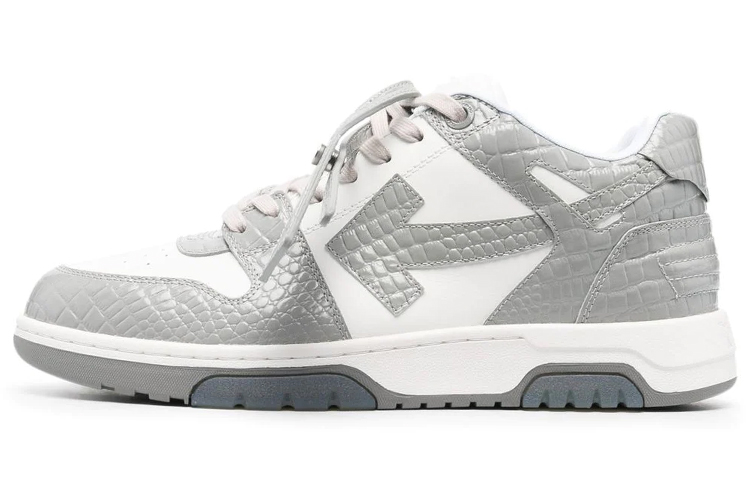 Кеды OFF-WHITE Out Of Office (серо-белые)