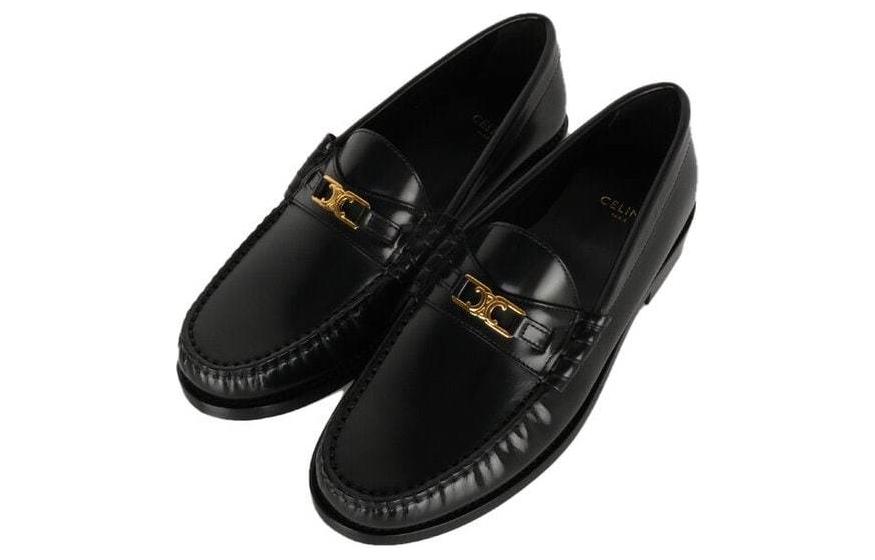 CELINE Luco Triomphe Casual Shoes Women's Black