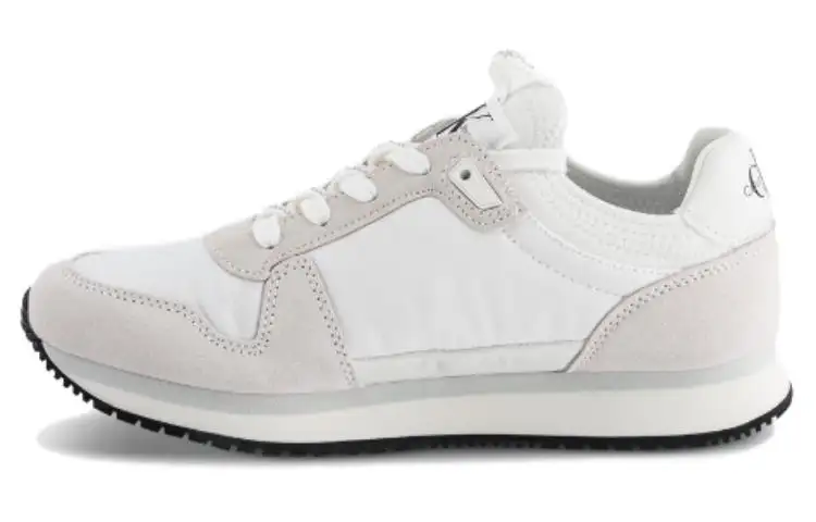 CALVIN KLEIN Mesh Low top Casual Shoes Women's White Pink