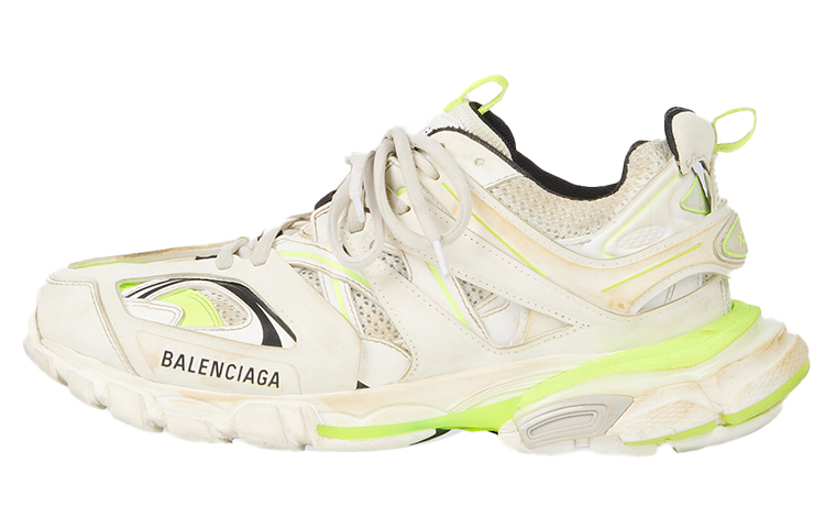 Мужские кроссовки Balenciaga Track (бело-зеленые) — фото 1