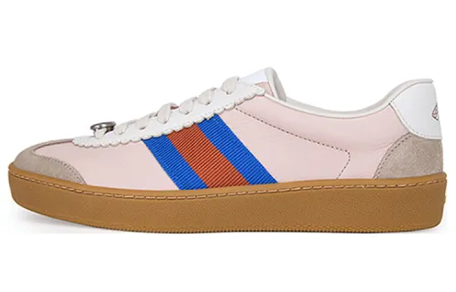 Gucci Wmns G74 Web Low 'Pink Oatmeal' 2021 Women's