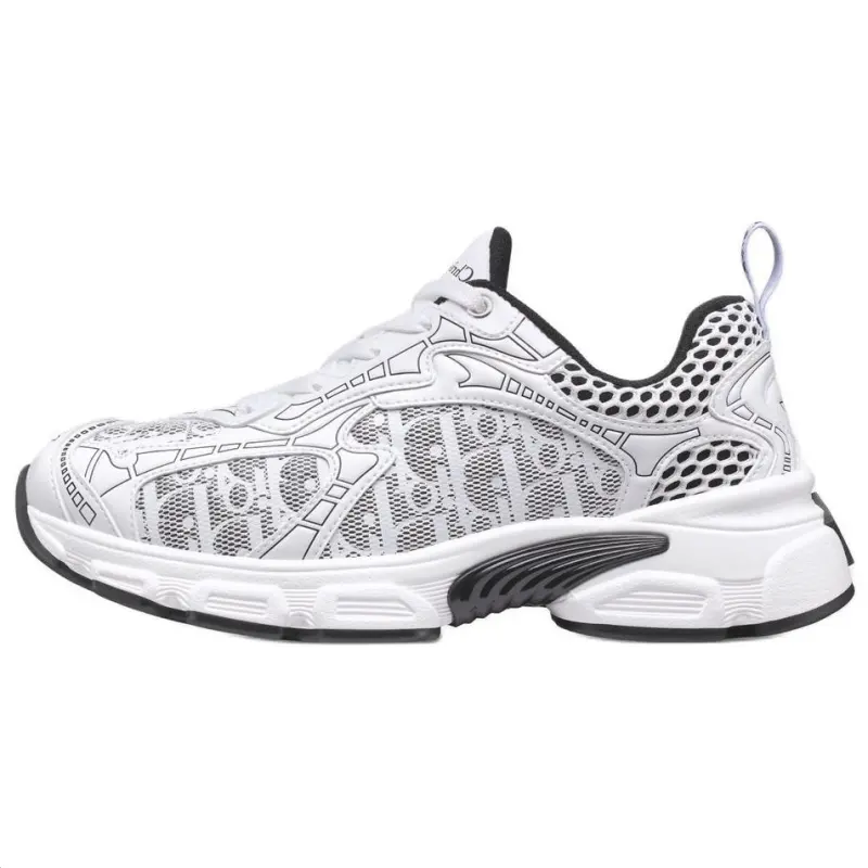 DIOR Vibe Monogram Casual Shoes Women's White