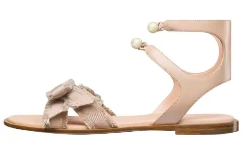 DIOR Adiorable Leather One Strap Sandals Women's Pink