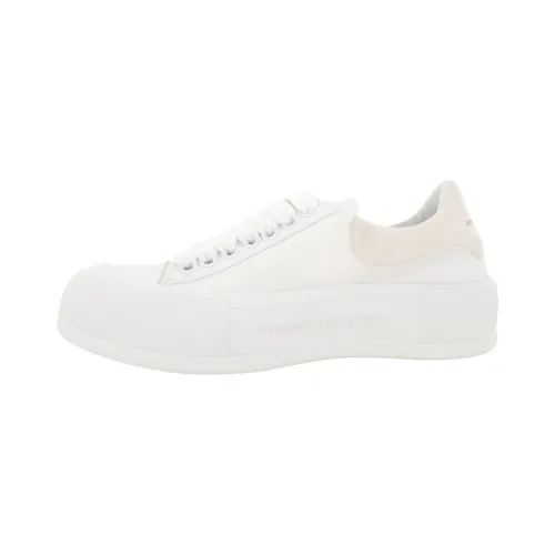 Alexander McQueen Deck Skate Plimsoll Shoes 'White' Women's